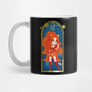 design inspired by the zodiac sign leo Mug